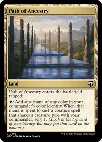 Path of Ancestry (Ripple Foil), Commander: Modern Horizons 3