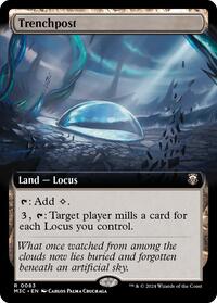 Trenchpost (Extended Art) (Ripple Foil), Commander: Modern Horizons 3