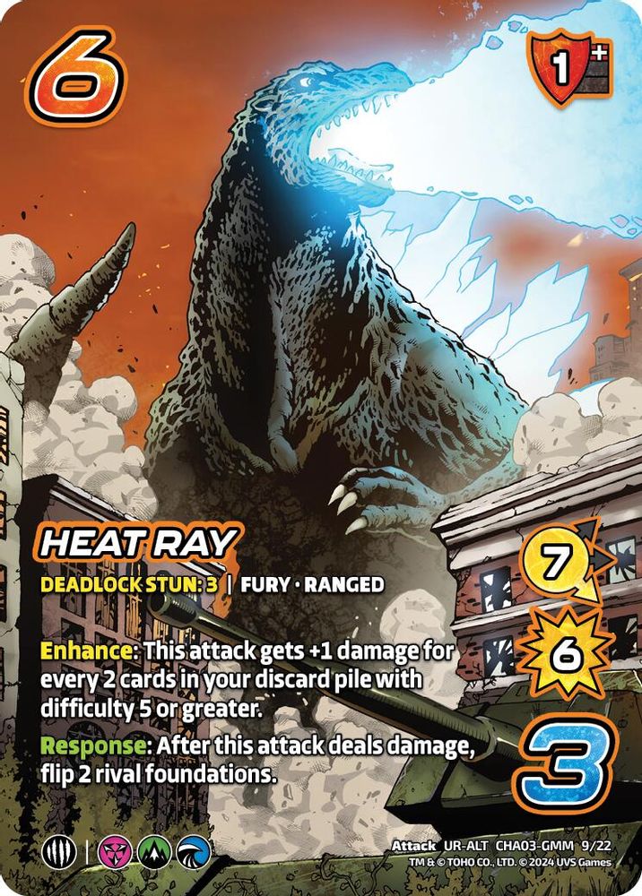 Heat Ray (Alternate Art), Foil, front