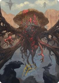 Inversion Behemoth Art Card (Gold-Stamped Signature), Art Series: Modern Horizons 3
