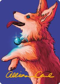 Phelia, Exuberant Shepherd Art Card (Gold-Stamped Signature), Art Series: Modern Horizons 3