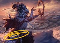 Witch Enchanter Art Card (Gold-Stamped Signature), Art Series: Modern Horizons 3