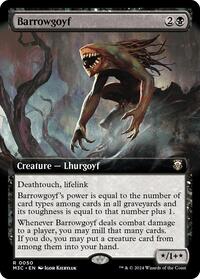 Barrowgoyf (Extended Art) (Ripple Foil), Commander: Modern Horizons 3