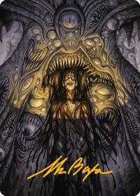 Chthonian Nightmare Art Card (Gold-Stamped Signature), Art Series: Modern Horizons 3