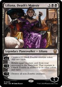 Liliana, Death's Majesty (Ripple Foil), Commander: Modern Horizons 3