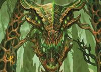 Colossal Dreadmask Art Card (Gold-Stamped Signature), Art Series: Modern Horizons 3