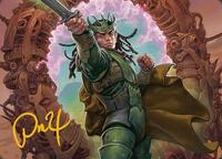 Eladamri, Korvecdal Art Card (Gold-Stamped Signature), Art Series: Modern Horizons 3