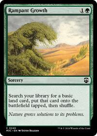 Rampant Growth (Ripple Foil), Commander: Modern Horizons 3