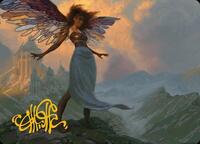 Glasswing Grace Art Card (Gold-Stamped Signature), Art Series: Modern Horizons 3