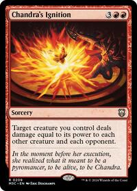 Chandra's Ignition (Ripple Foil), Commander: Modern Horizons 3