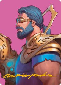 Satya, Aetherflux Genius Art Card (Gold-Stamped Signature), Art Series: Modern Horizons 3
