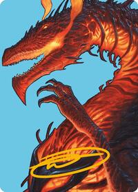 Herigast, Erupting Nullkite Art Card (Gold-Stamped Signature), Art Series: Modern Horizons 3