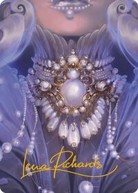 Pearl Medallion Art Card (Gold-Stamped Signature), Art Series: Modern Horizons 3