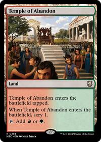 Temple of Abandon (Ripple Foil), Commander: Modern Horizons 3