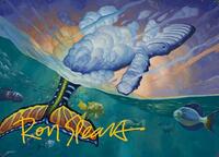 Dreamtide Whale Art Card (Gold-Stamped Signature), Art Series: Modern Horizons 3