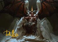 Shilgengar, Sire of Famine Art Card (Gold-Stamped Signature), Art Series: Modern Horizons 3