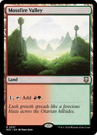 Mossfire Valley (Ripple Foil), Commander: Modern Horizons 3