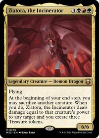 Ziatora, the Incinerator (Ripple Foil), Commander: Modern Horizons 3