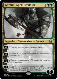 Garruk, Apex Predator (Ripple Foil), Commander: Modern Horizons 3