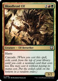 Bloodbraid Elf (Ripple Foil), Commander: Modern Horizons 3