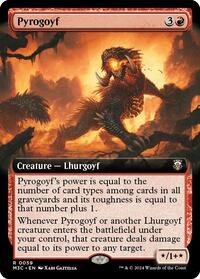 Pyrogoyf (Extended Art), Commander: Modern Horizons 3