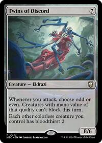 Twins of Discord (Ripple Foil), Commander: Modern Horizons 3