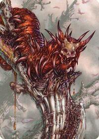 Grist, Voracious Larva Art Card, Art Series: Modern Horizons 3