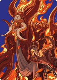 Phlage, Titan of Fire's Fury Art Card, Art Series: Modern Horizons 3