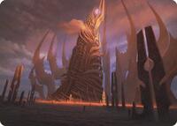 Phyrexian Tower Art Card, Art Series: Modern Horizons 3