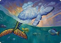 Dreamtide Whale Art Card, Art Series: Modern Horizons 3