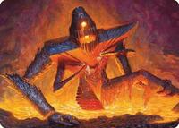 Molten Gatekeeper Art Card, Art Series: Modern Horizons 3