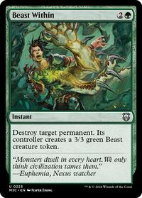 Beast Within (Ripple Foil), Commander: Modern Horizons 3