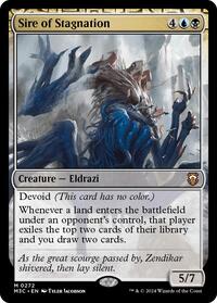 Sire of Stagnation (Ripple Foil), Commander: Modern Horizons 3