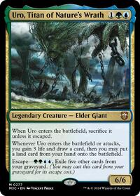 Uro, Titan of Nature's Wrath (Ripple Foil), Commander: Modern Horizons 3