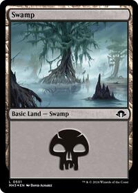 Swamp (0501) (Ripple Foil), Modern Horizons 3