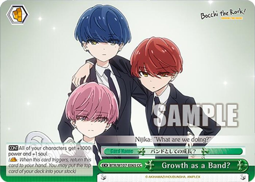 Growth as a Band?, Standard, front