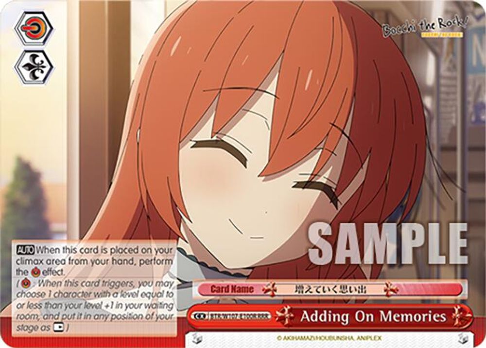 Adding On Memories (RRR), Standard, front