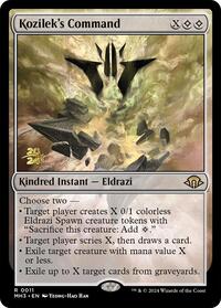 Kozilek's Command, Prerelease Cards