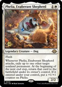 Phelia, Exuberant Shepherd, Prerelease Cards