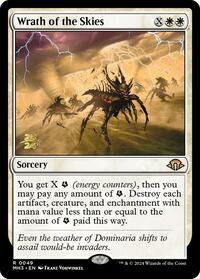 Wrath of the Skies, Prerelease Cards