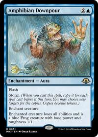 Amphibian Downpour, Prerelease Cards