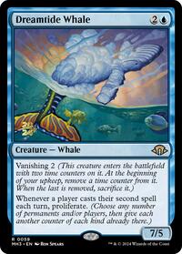 Dreamtide Whale, Prerelease Cards
