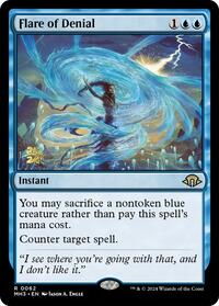 Flare of Denial, Prerelease Cards
