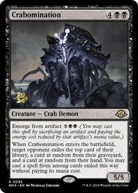 Crabomination, Prerelease Cards