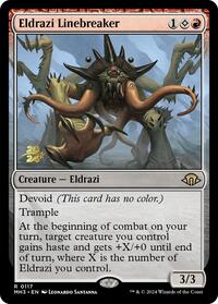 Eldrazi Linebreaker, Prerelease Cards