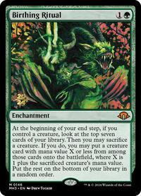 Birthing Ritual, Prerelease Cards