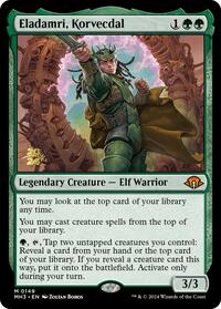 Eladamri, Korvecdal, Prerelease Cards