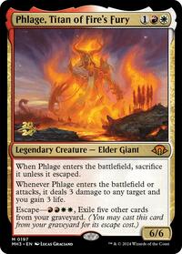 Phlage, Titan of Fire's Fury