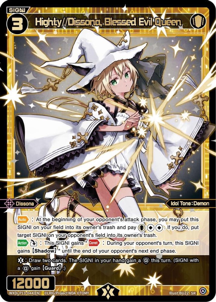 Highty//Dissona, Blessed Evil Queen, Foil, front