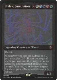 Ulalek, Fused Atrocity (Display Commander) - Thick Stock, Commander: Modern Horizons 3